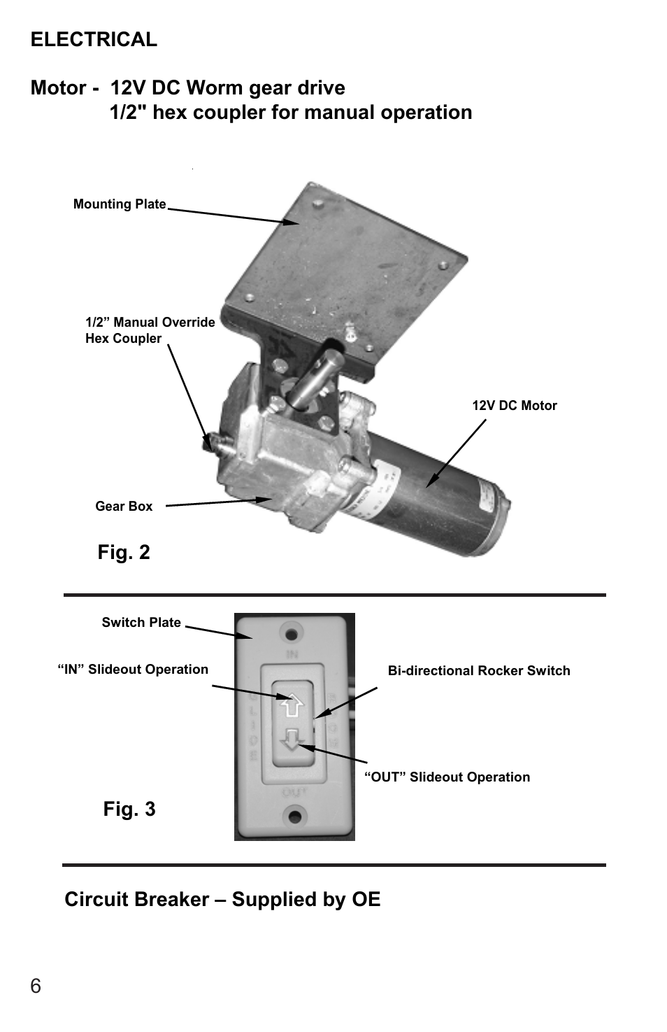 Fig. 2, Fig. 3 | Lippert Components Embedded Rack Slideout System User Manual | Page 6 / 16
