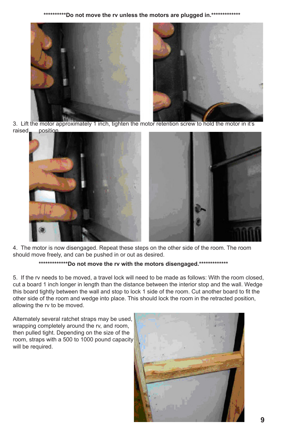 Lippert Components In Wall Slide-Out System User Manual | Page 9 / 16