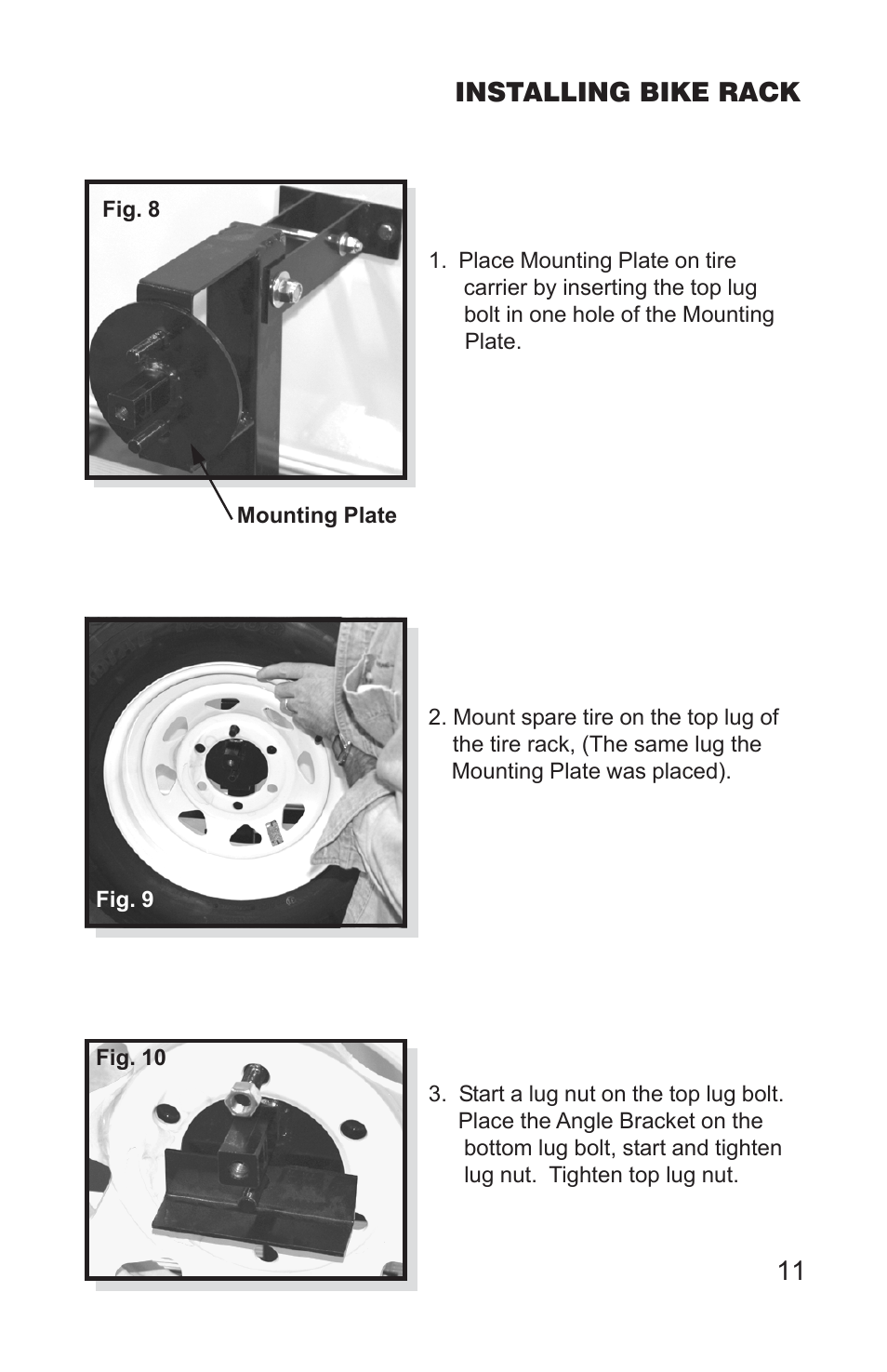 Lippert Components Bike Rack & Tire Carrier User Manual | Page 10 / 11