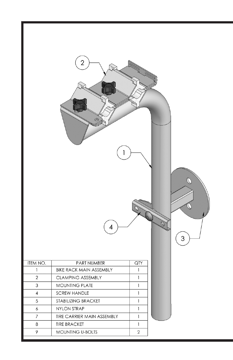Lippert Components Bike Rack & Tire Carrier User Manual | Page 7 / 11