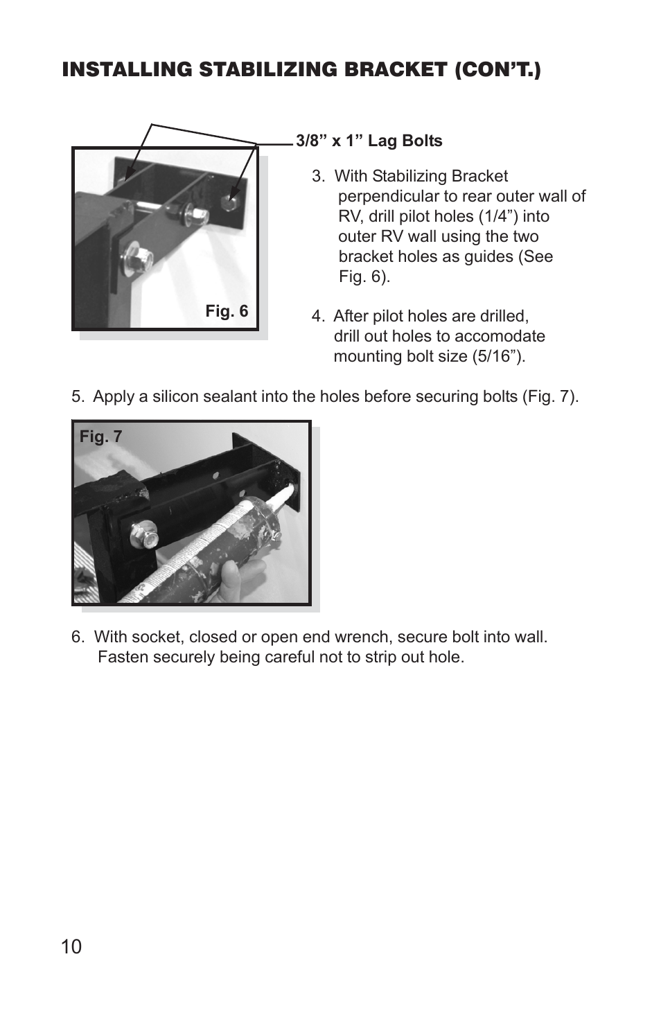 Lippert Components Bike Rack & Tire Carrier User Manual | Page 9 / 11