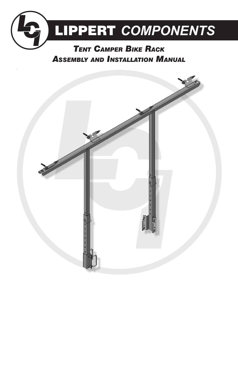 Lippert Components Tent Camper Bike Rack User Manual | 8 pages