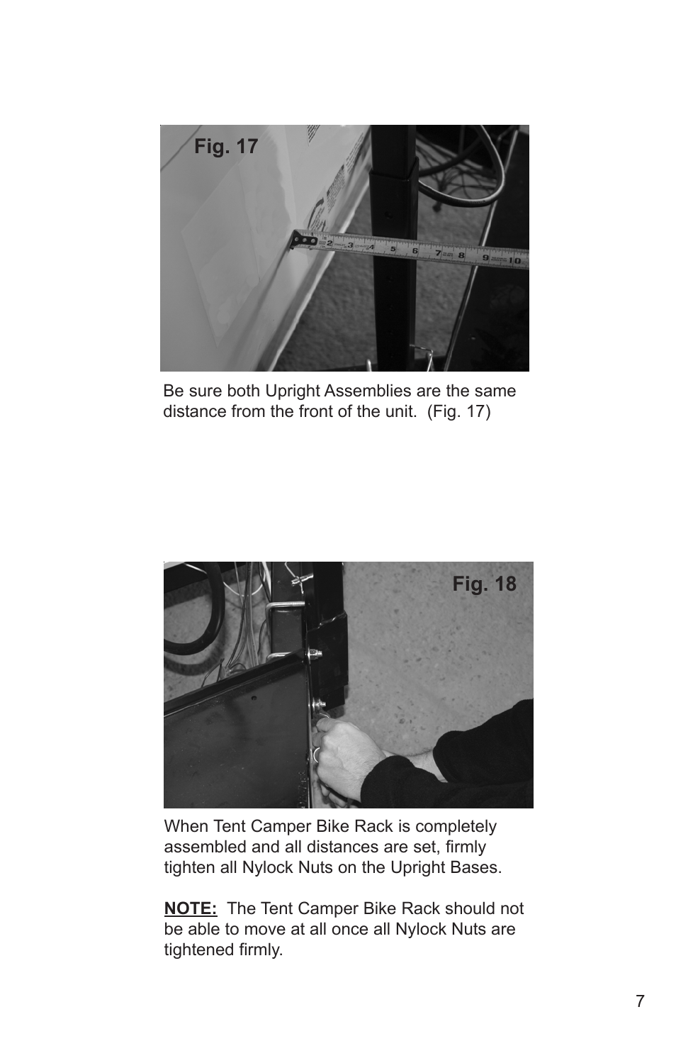 Lippert Components Tent Camper Bike Rack User Manual | Page 7 / 8