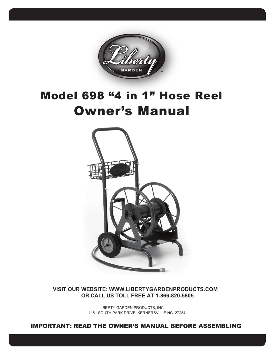 Liberty Garden 698 User Manual | 16 pages