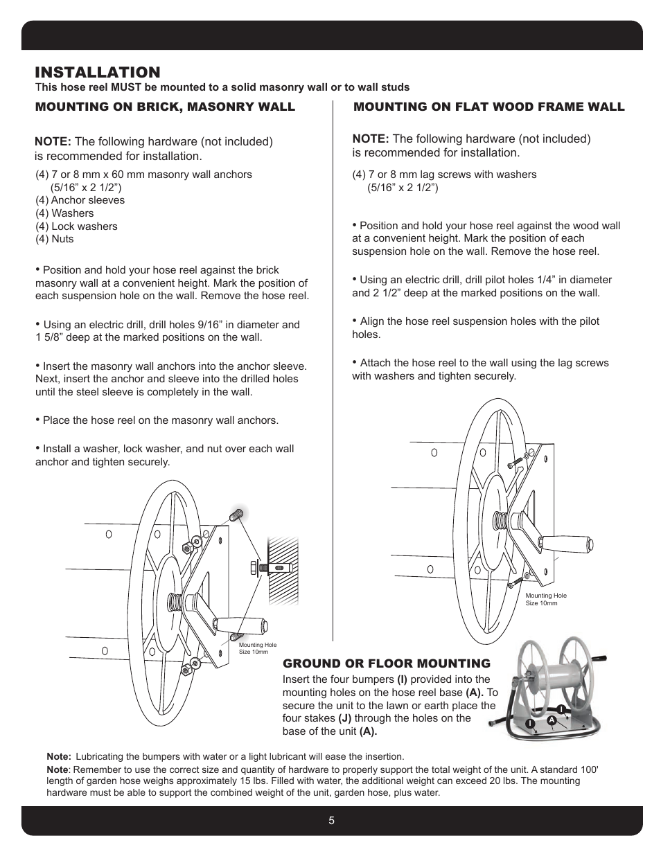 Installation | Liberty Garden 698 User Manual | Page 5 / 16