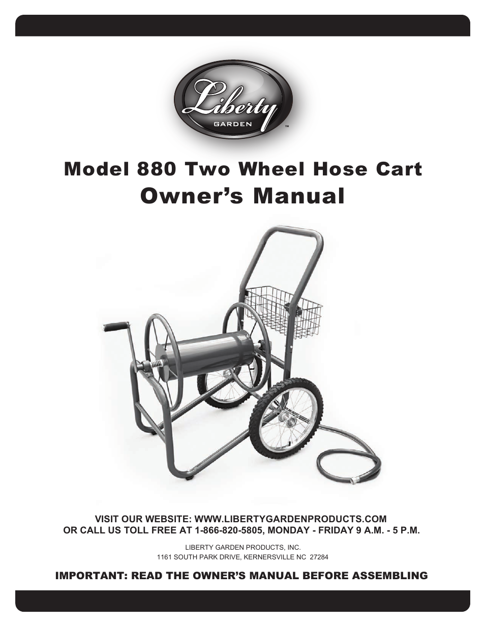 Liberty Garden 880 User Manual | 8 pages