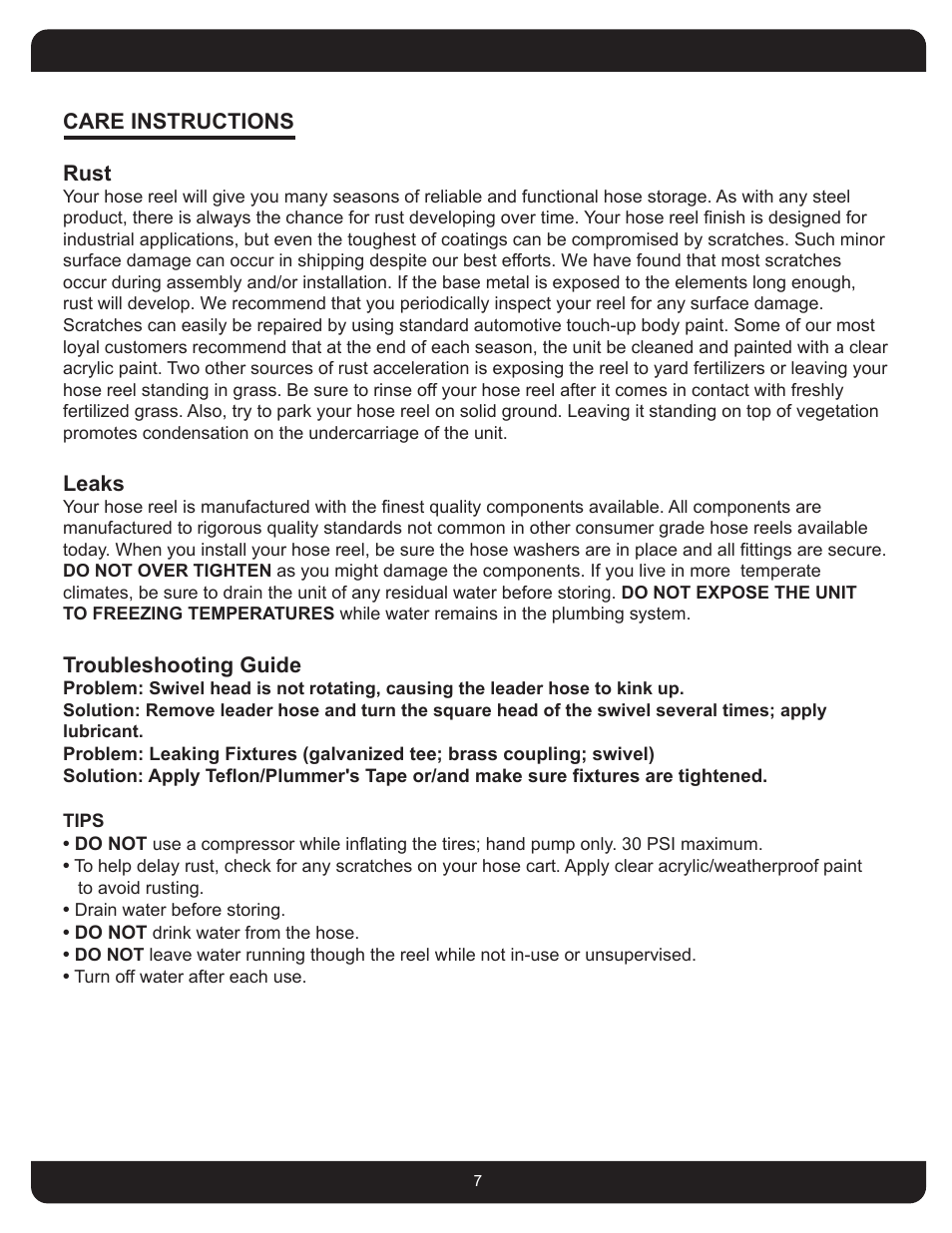 Liberty Garden 880 User Manual | Page 7 / 8