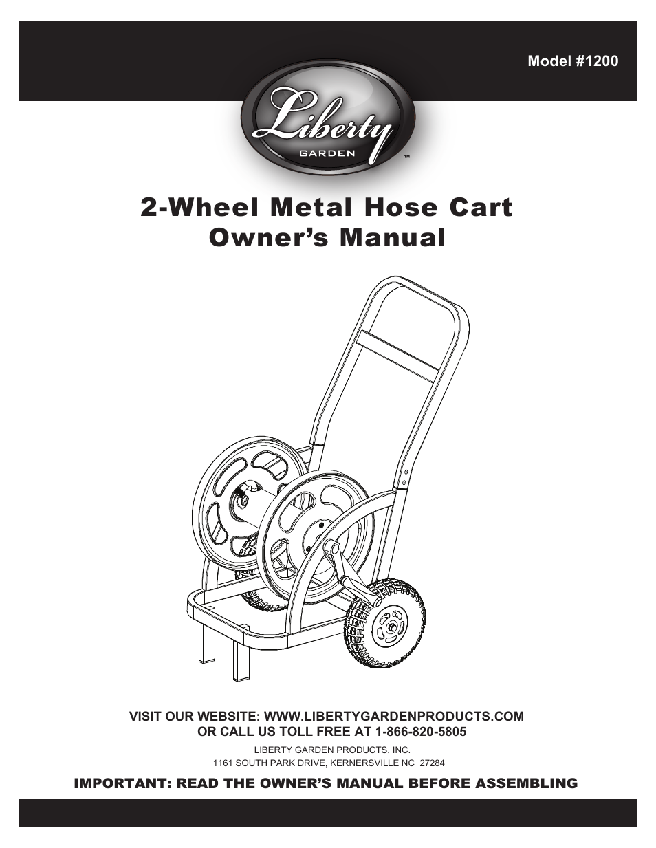 Liberty Garden 1200 User Manual | 6 pages