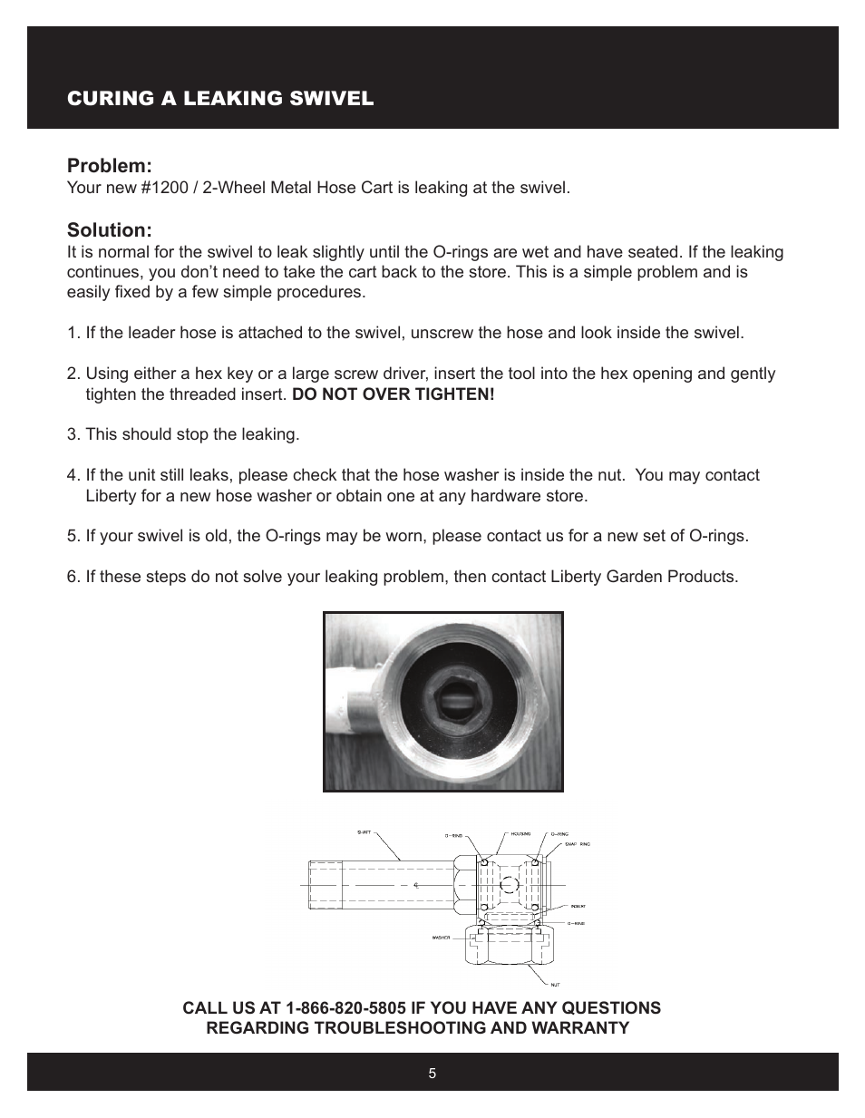 Liberty Garden 1200 User Manual | Page 5 / 6