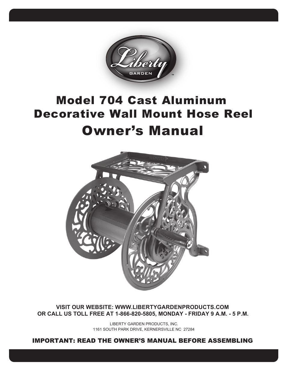 Liberty Garden 704 User Manual | 12 pages