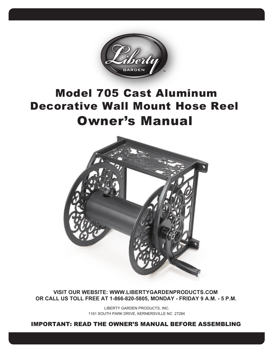 Liberty Garden 705 User Manual | 12 pages