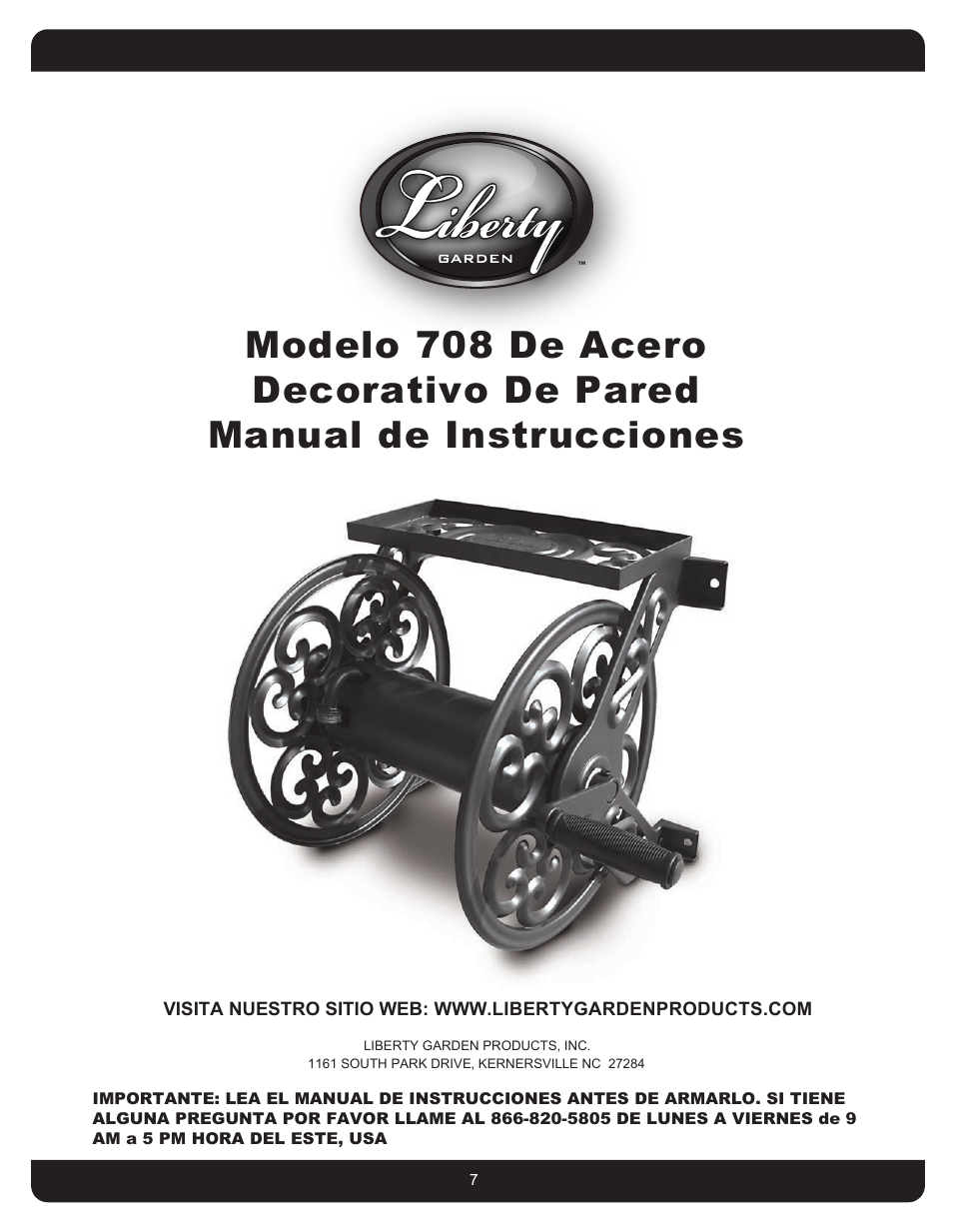 Liberty Garden 708 User Manual | Page 7 / 11