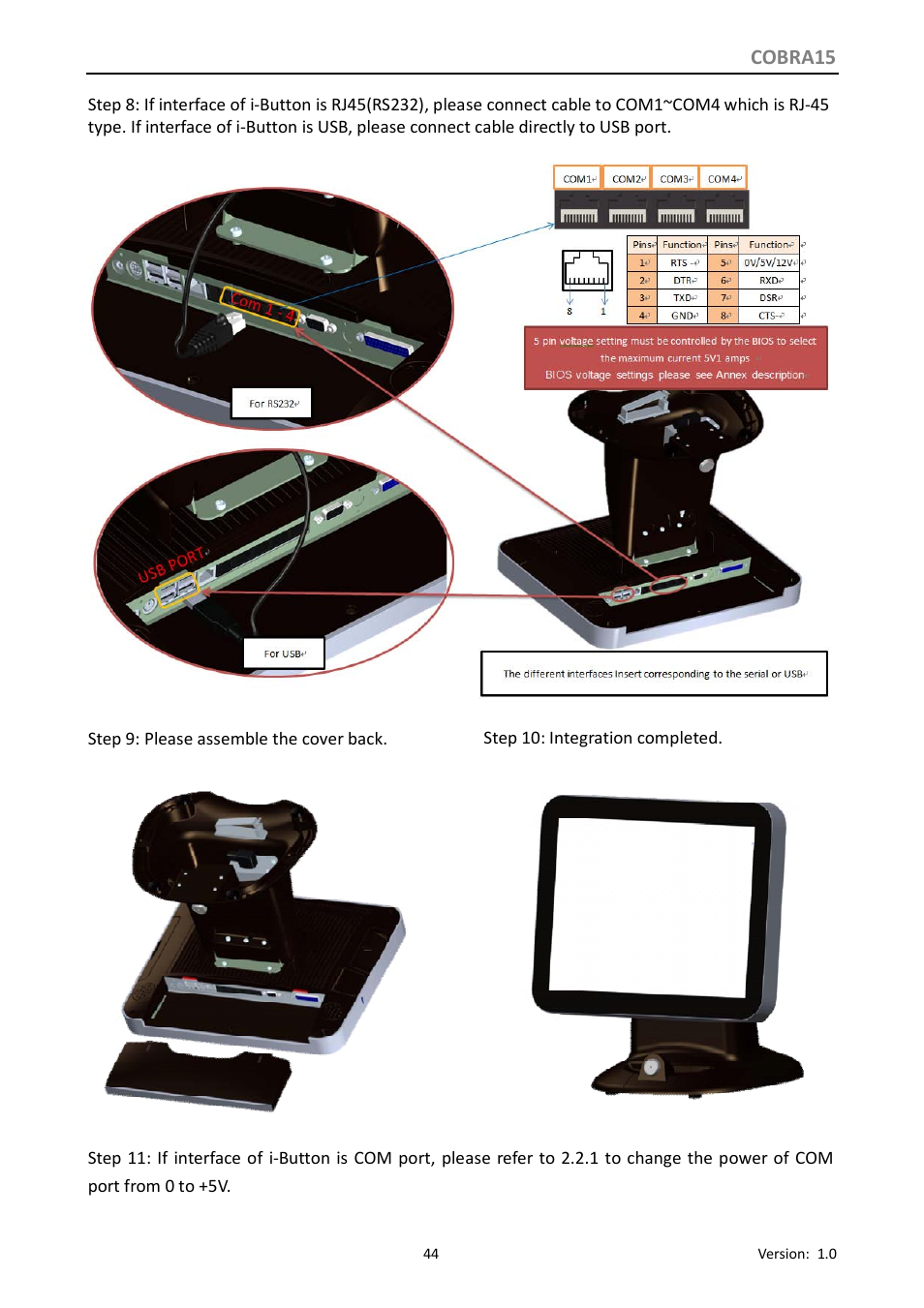 Cobra15 | Longshine COBRA15 User Manual | Page 44 / 76