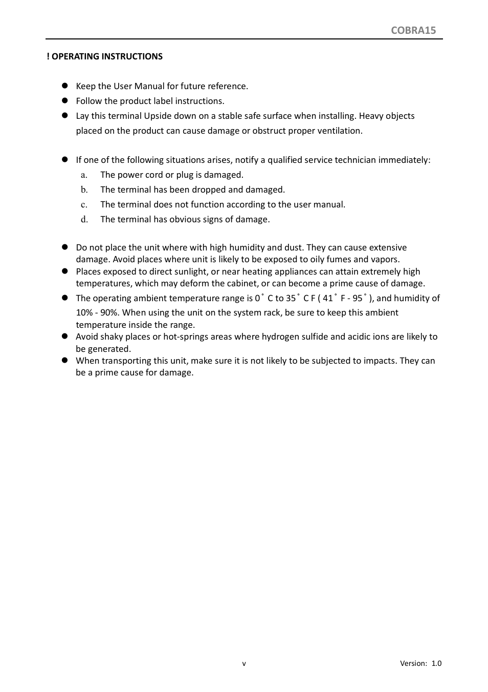 Longshine COBRA15 User Manual | Page 5 / 76