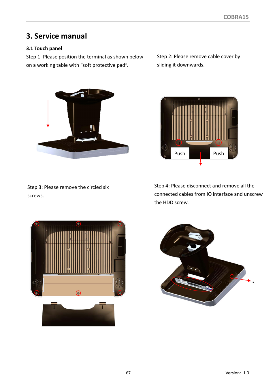 Service manual | Longshine COBRA15 User Manual | Page 67 / 76