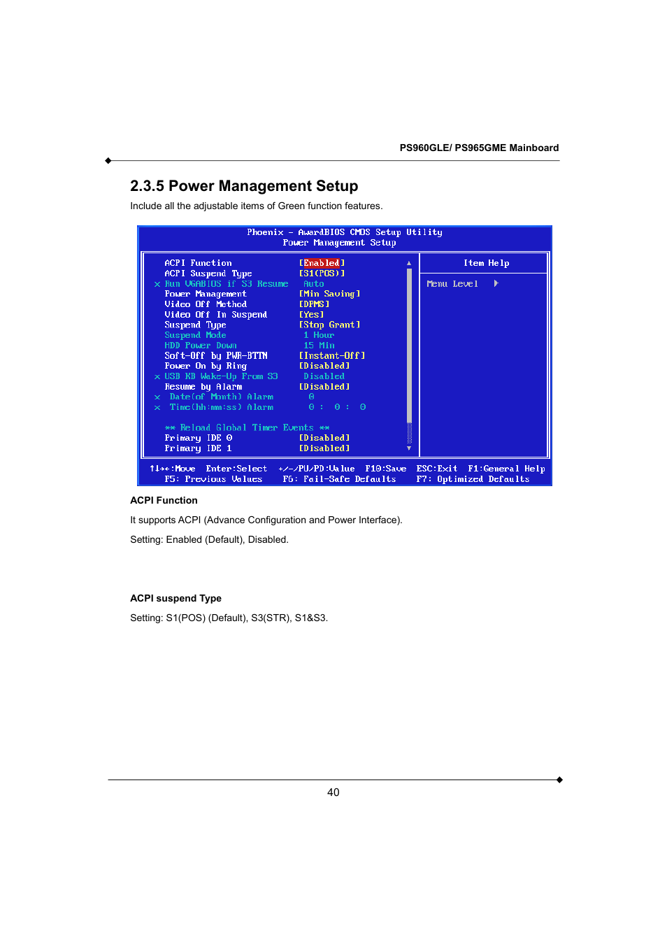 5 power management setup | Longshine GFT150 Ver.1.0 User Manual | Page 44 / 55