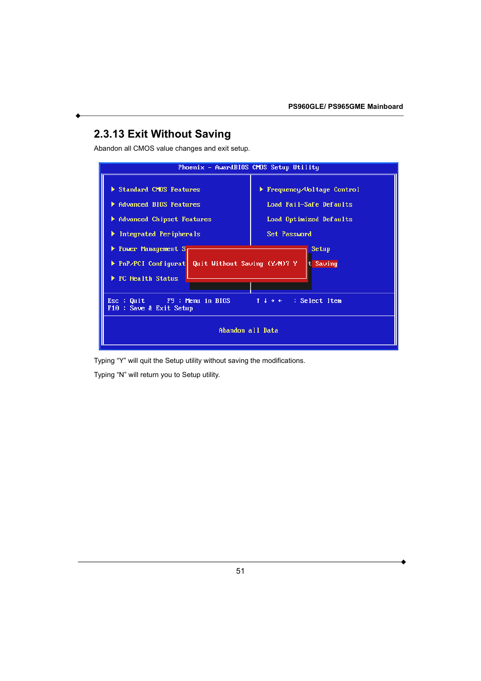 13 exit without saving | Longshine GFT150 Ver.1.0 User Manual | Page 55 / 55