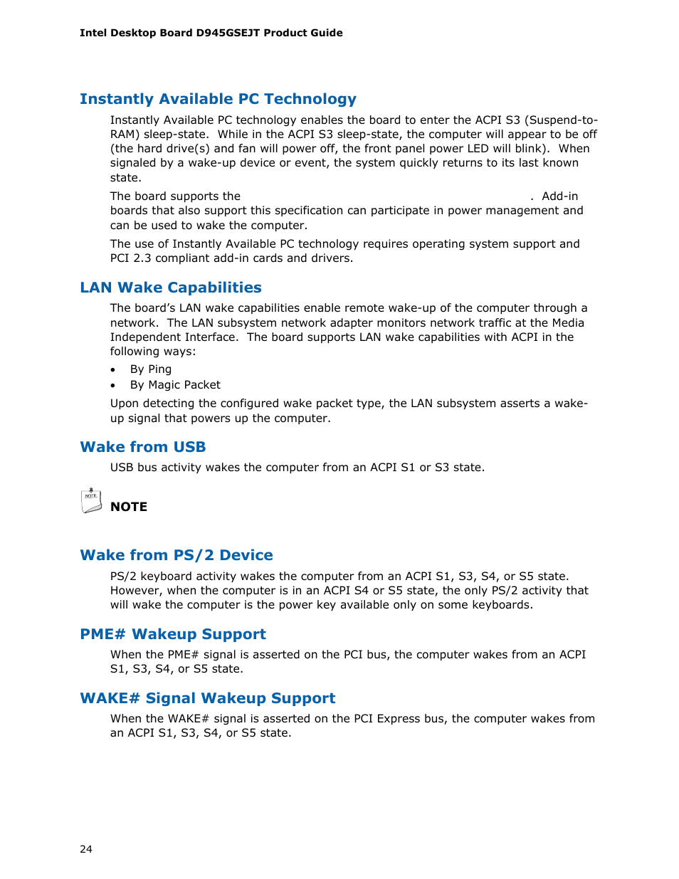 Longshine D945GSEJT User Manual | Page 24 / 72