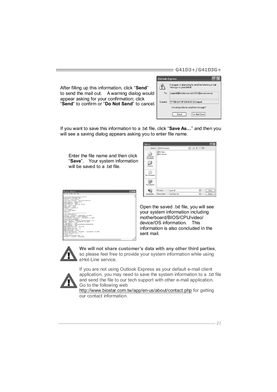 Longshine G41D3G+ User Manual | Page 23 / 47