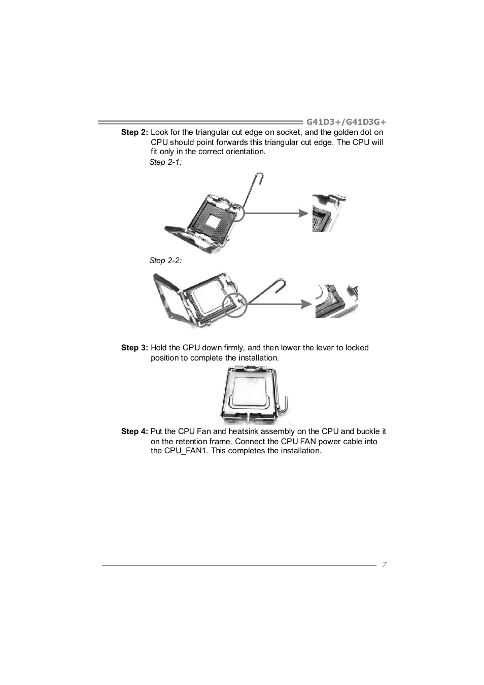 Longshine G41D3G+ User Manual | Page 9 / 47