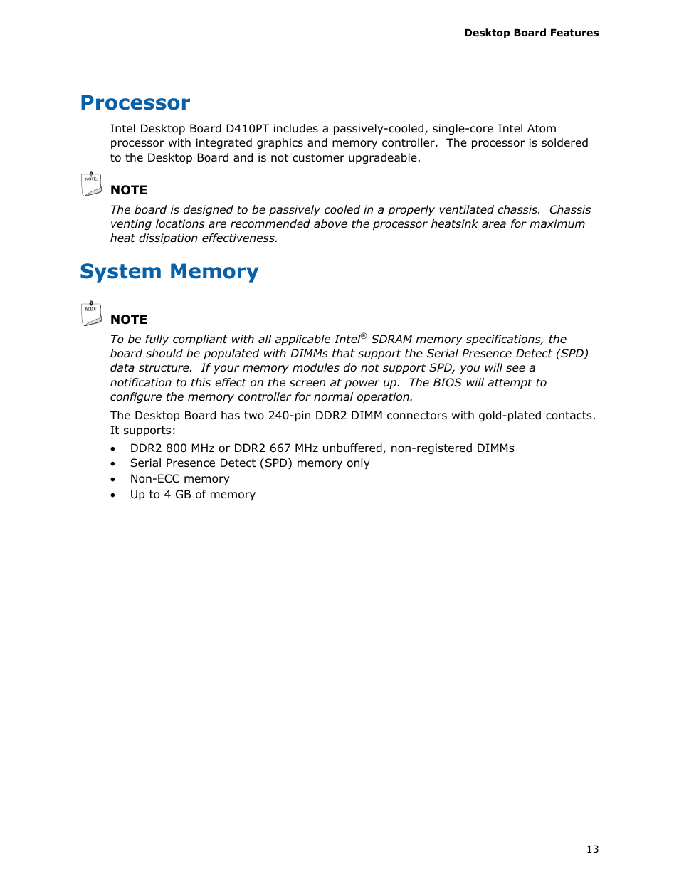 Processor, System memory | Longshine D410PT User Manual | Page 13 / 62