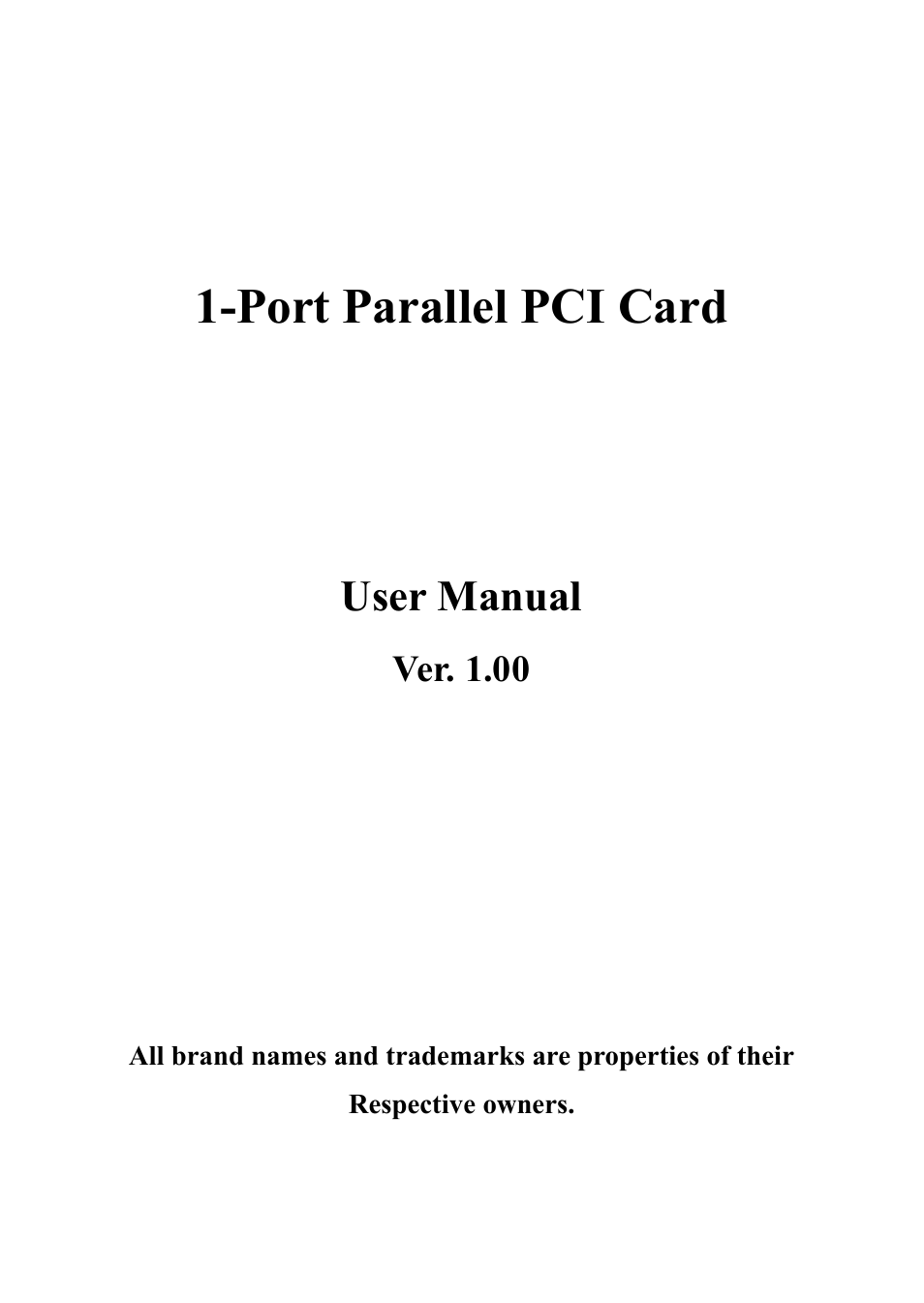 Longshine LCS-6019 User Manual | 6 pages