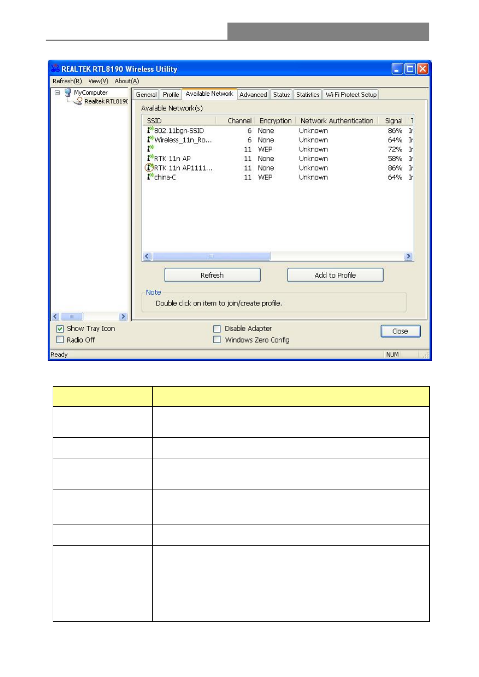 3 profile, Wireless 11n 1t2r pci card | Longshine LCS-8031N1 User Manual | Page 16 / 60