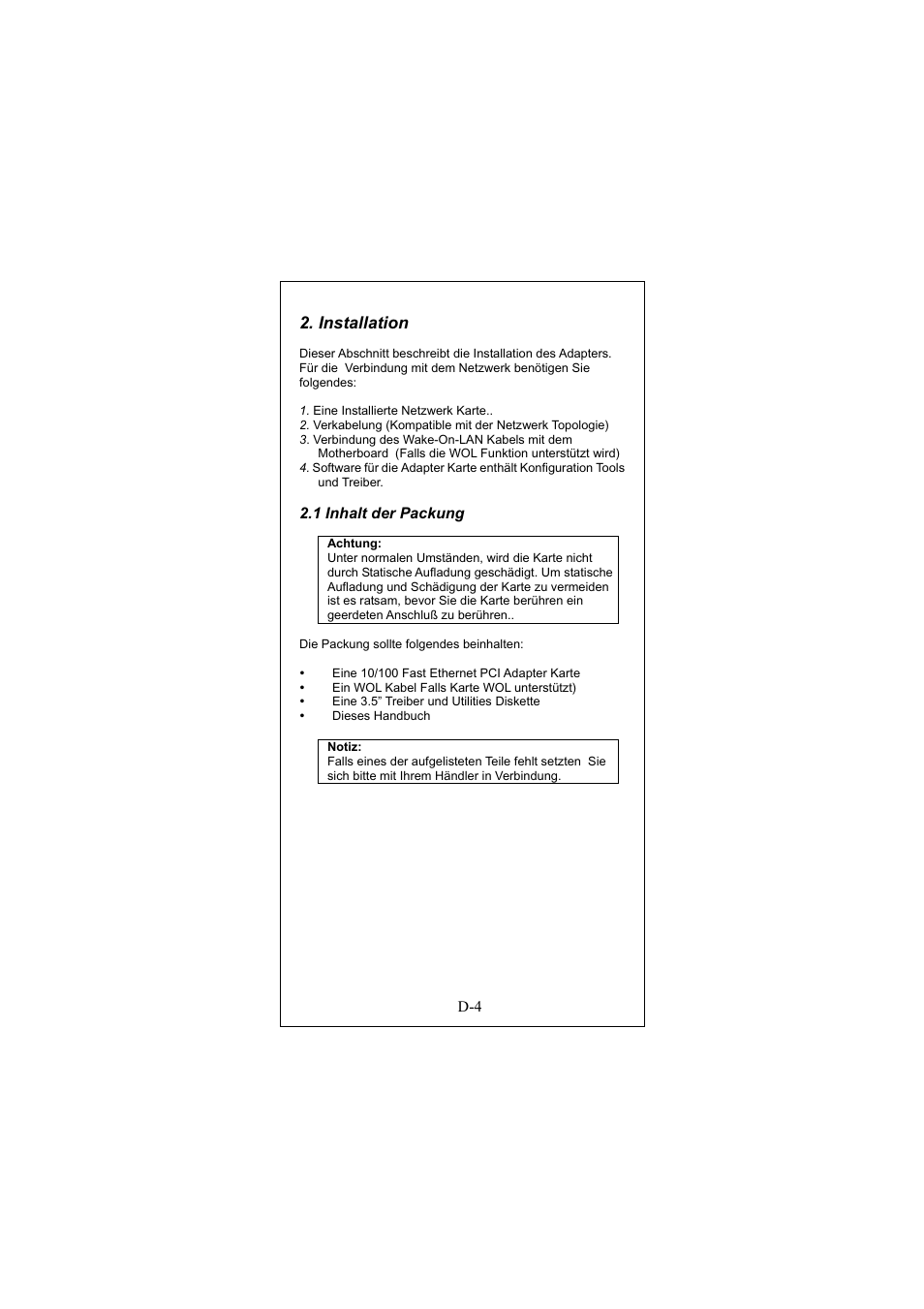 Installation | Longshine LCS-8038TXR7 User Manual | Page 16 / 61