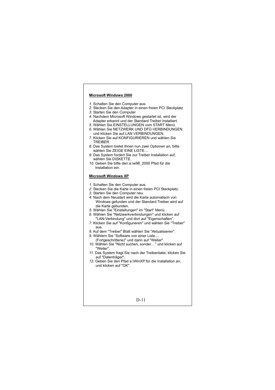 D-11 | Longshine LCS-8038TXR7 User Manual | Page 23 / 61