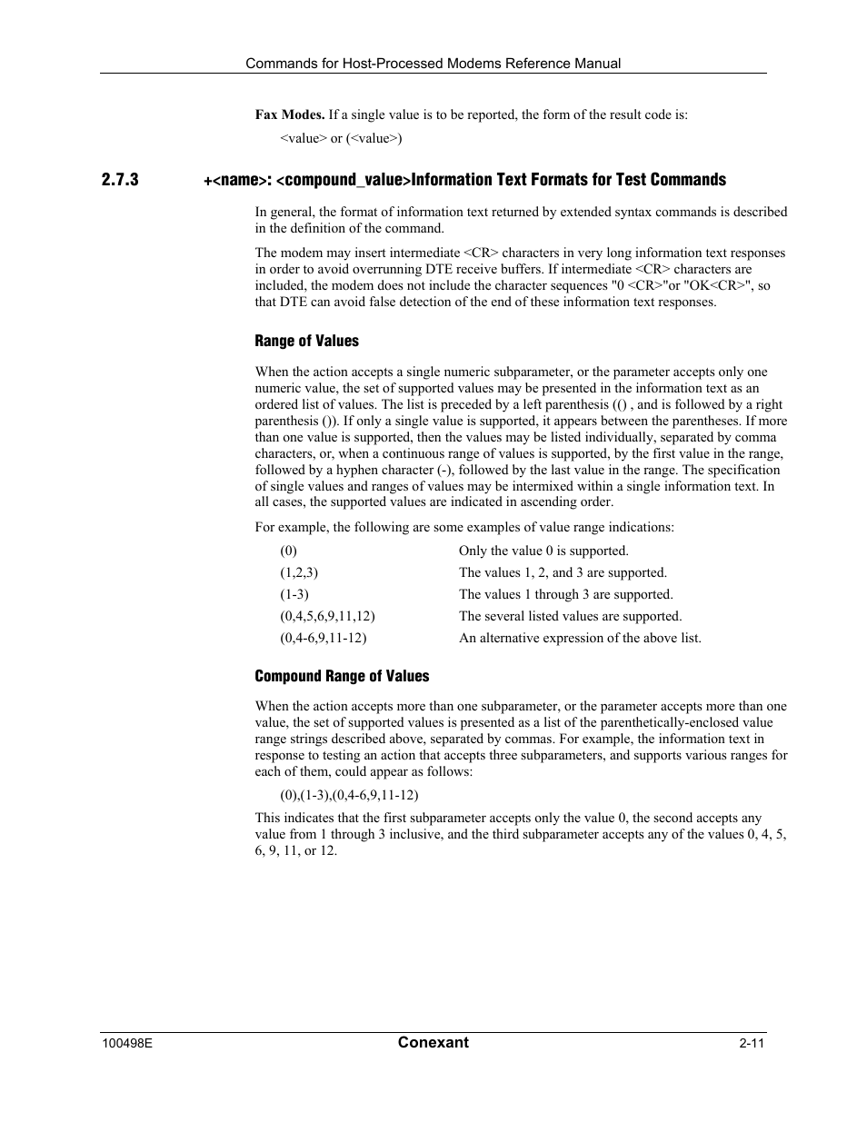 Range of values, Compound range of values | Longshine LCS-8056C2 User Manual | Page 21 / 162