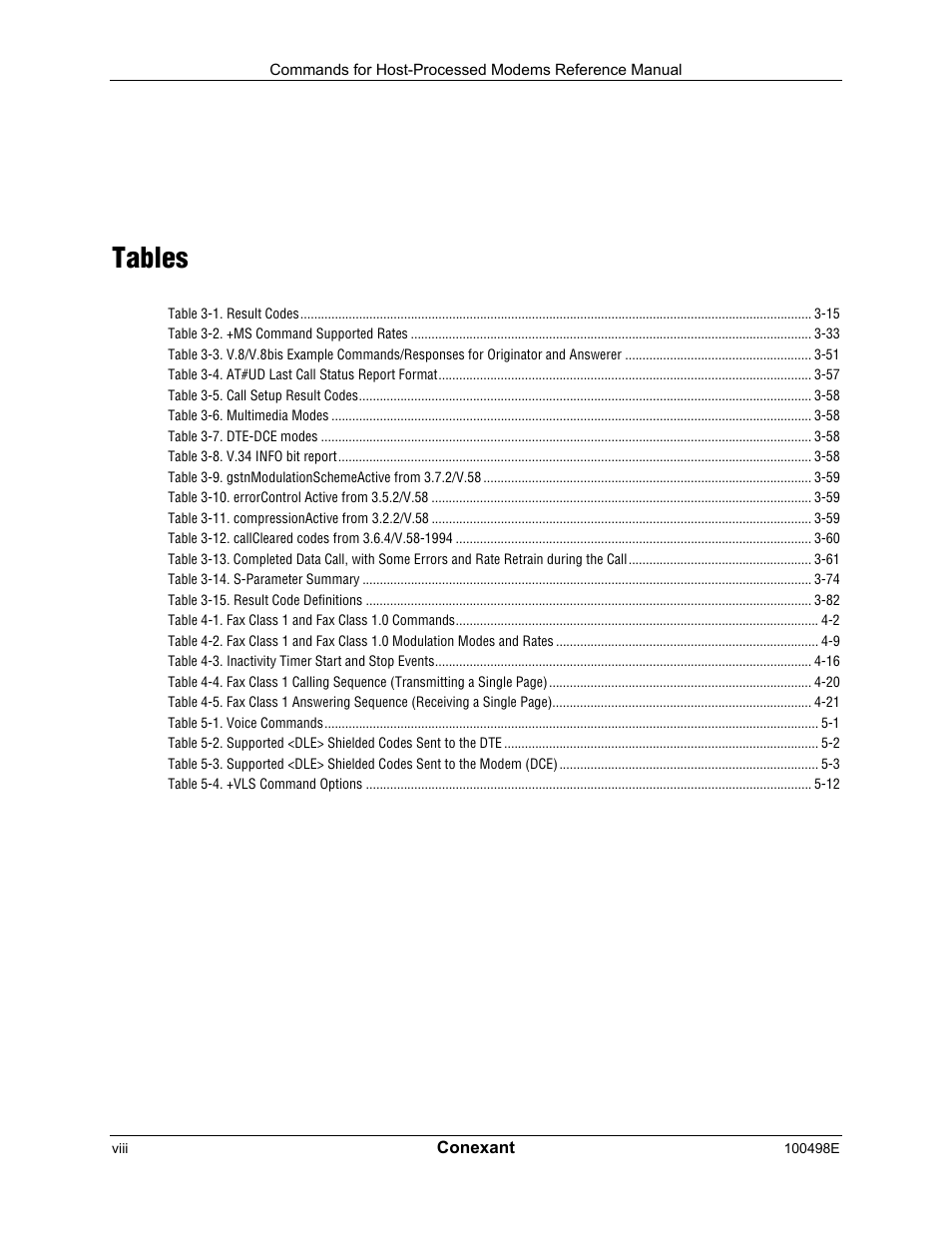 Tables | Longshine LCS-8056C2 User Manual | Page 8 / 162