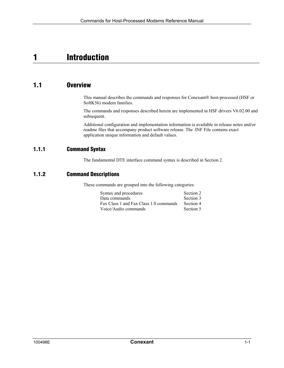 Introduction, Overview, Command syntax | Command descriptions, 1introduction, 1 overview | Longshine LCS-8056C2 User Manual | Page 9 / 162