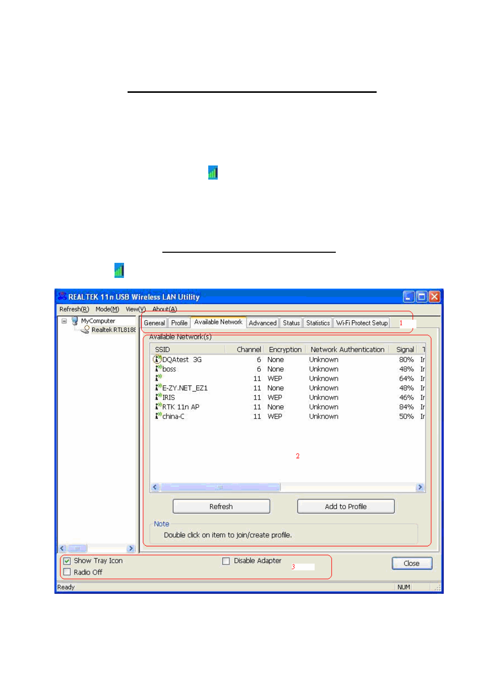 Connecting with 802.11n wireless lan utility, Starting the wireless lan utility | Longshine LCS-8131N2 User Manual | Page 13 / 127