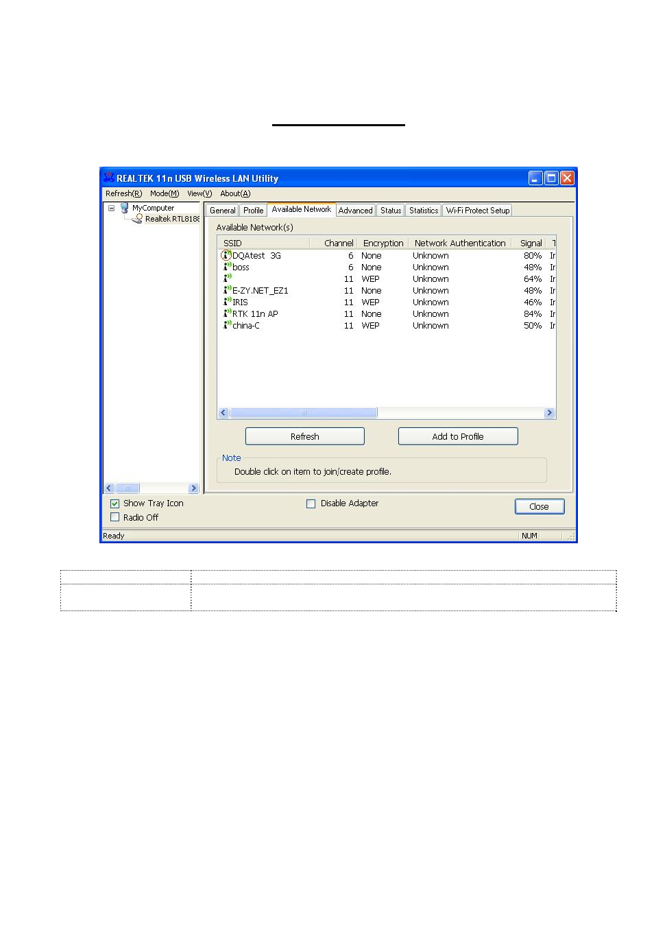 Available network | Longshine LCS-8131N2 User Manual | Page 18 / 127