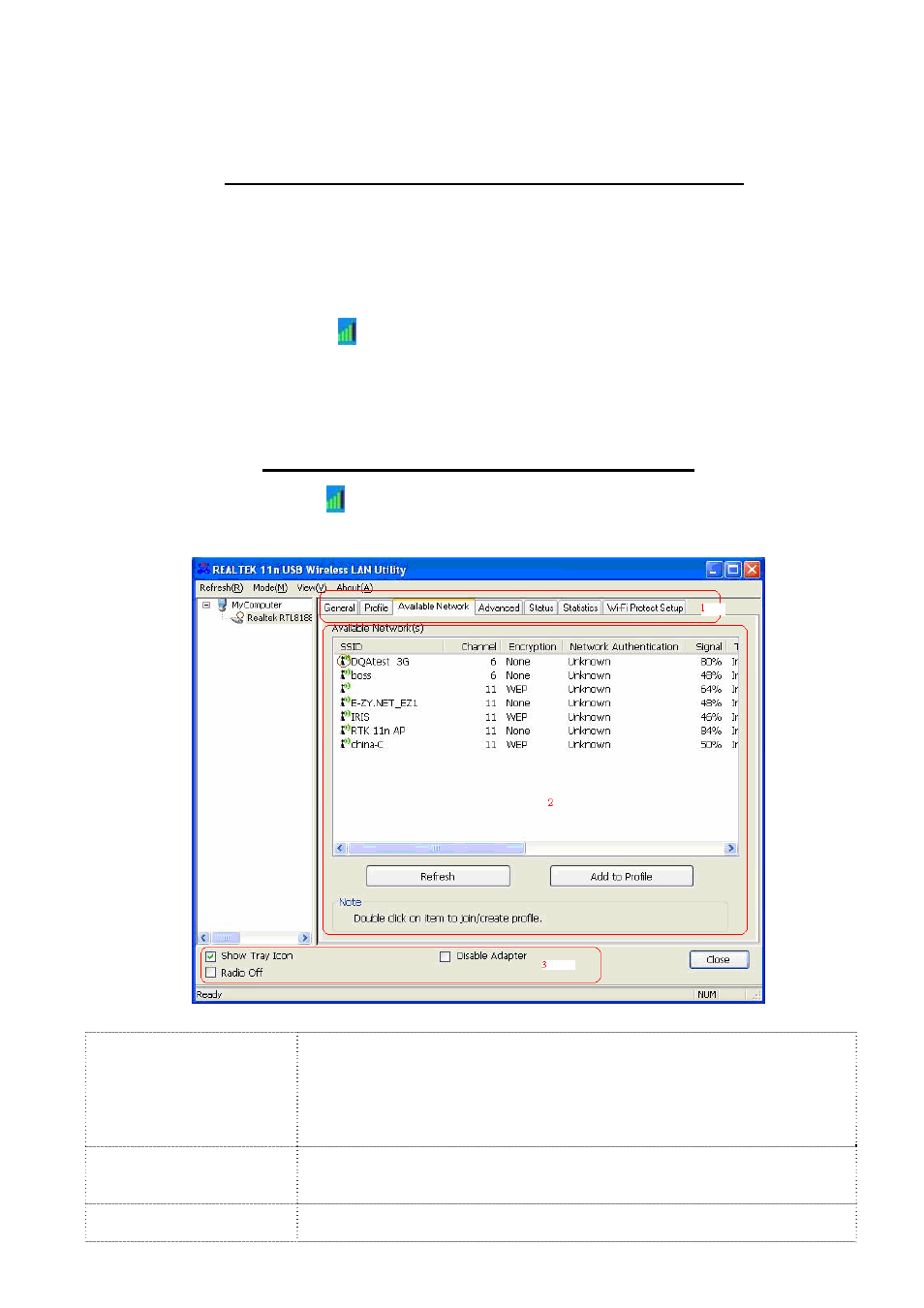 Verbindung mit dem 802.11n wireless lan utility, Start des wireless lan-dienstprogramms | Longshine LCS-8131N2 User Manual | Page 44 / 127