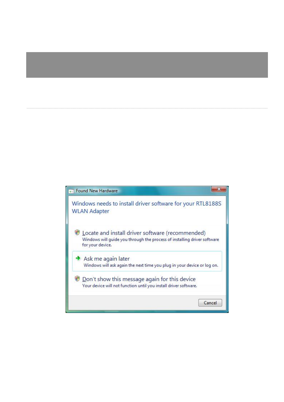 Appendice, Installazione driver per windows vista | Longshine LCS-8131N2 User Manual | Page 86 / 127