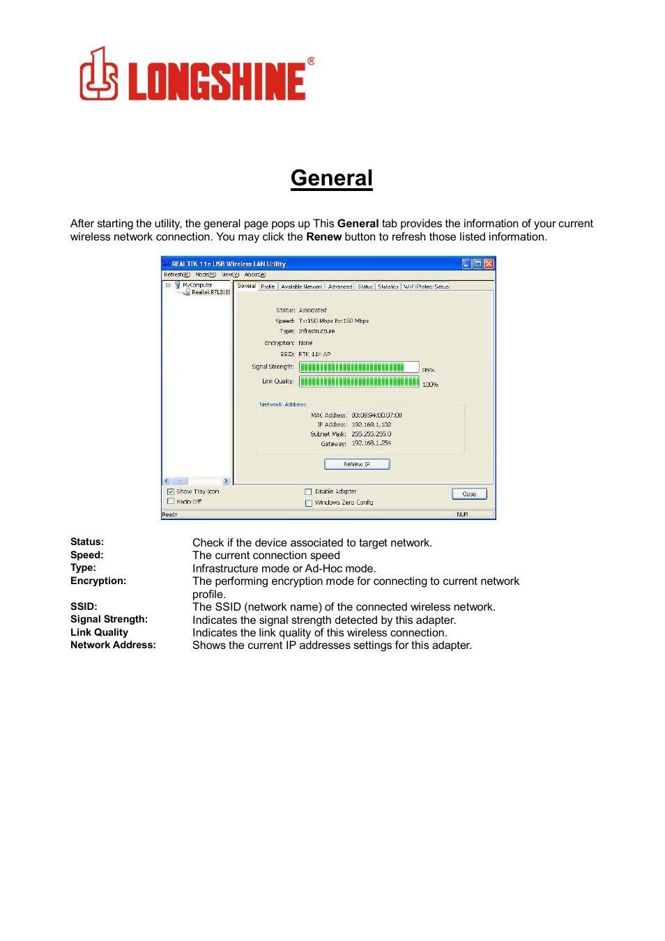 General, Wlan general | Longshine LCS-8131N3 User Manual | Page 18 / 347