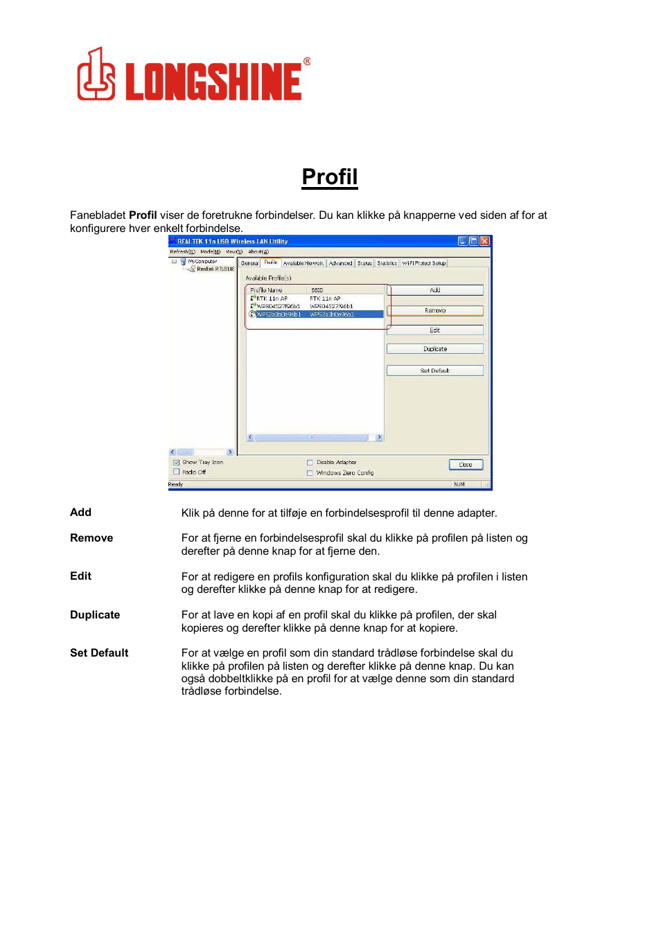 Profil, Wlan general | Longshine LCS-8131N3 User Manual | Page 329 / 347