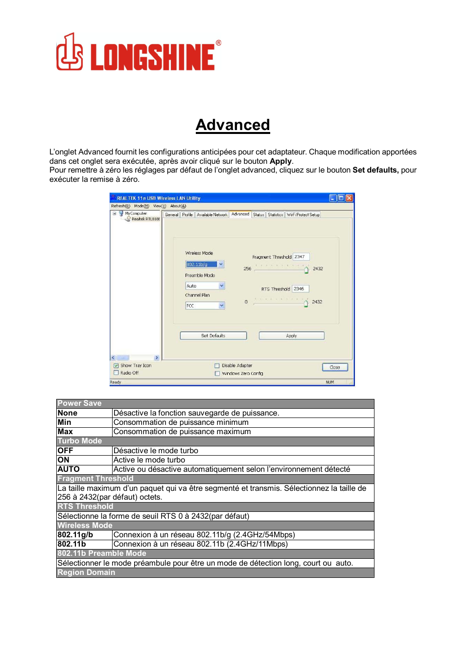 Advanced, Wlan general | Longshine LCS-8131N3 User Manual | Page 91 / 347