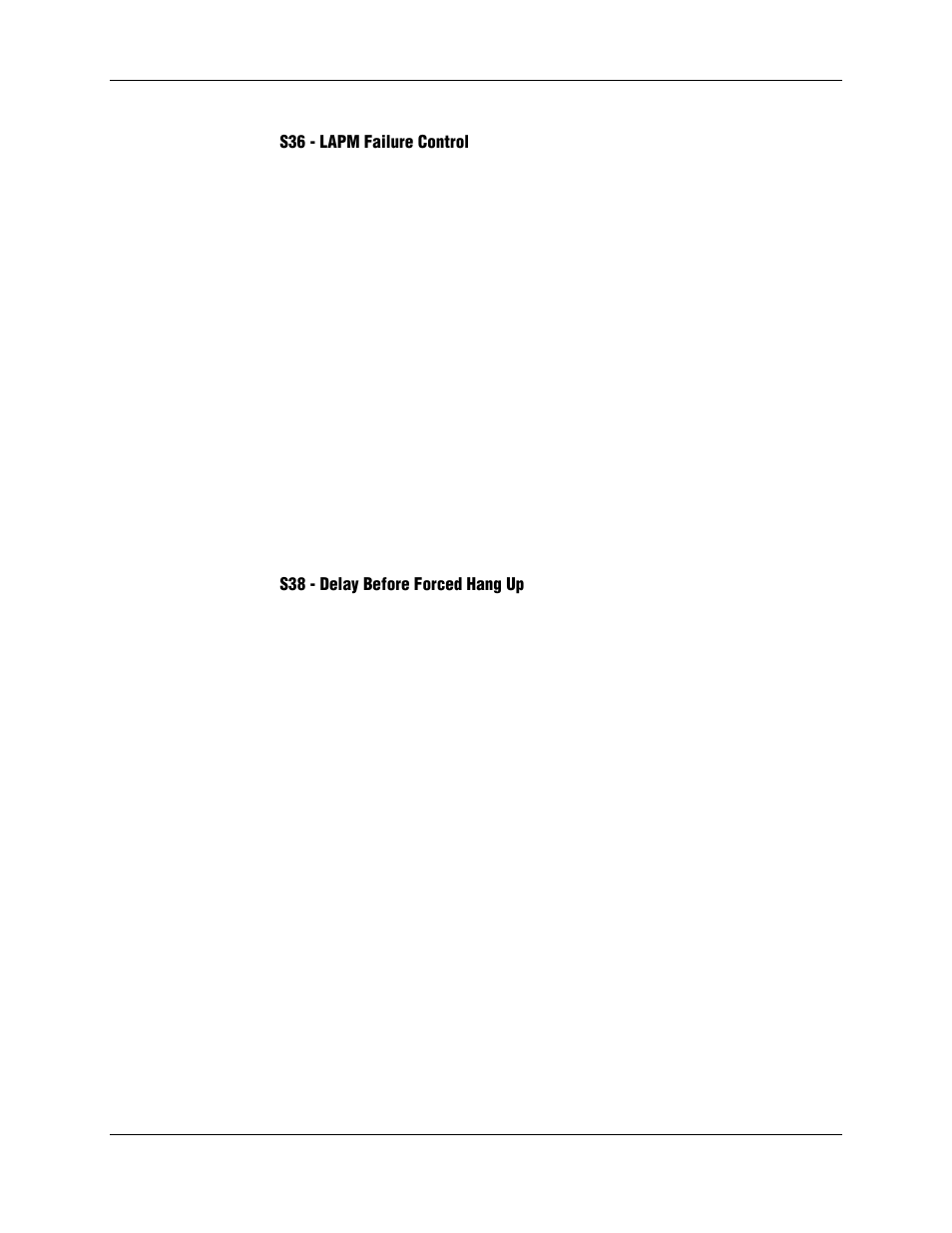 S36 - lapm failure control, S38 - delay before forced hang up | Longshine LCS-8156C1 User Manual | Page 131 / 194