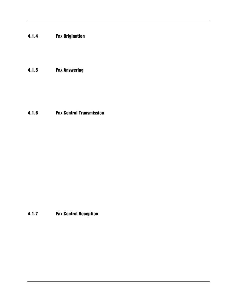 4 fax origination, 5 fax answering, 6 fax control transmission | 7 fax control reception | Longshine LCS-8156C1 User Manual | Page 145 / 194