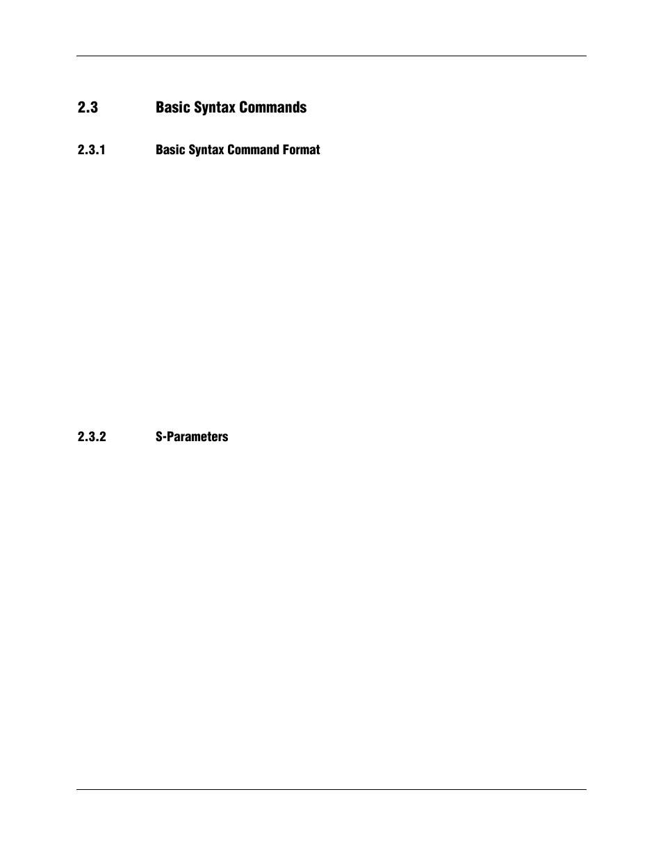 3 basic syntax commands, 1 basic syntax command format, 2 s-parameters | Longshine LCS-8156C1 User Manual | Page 15 / 194