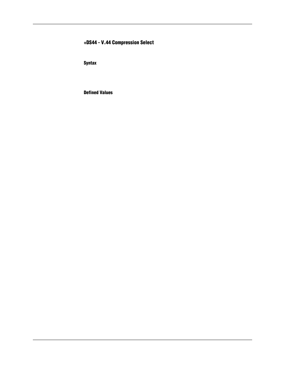 Ds44 - v.44 compression select, Syntax, Defined values | Longshine LCS-8156C1 User Manual | Page 94 / 194