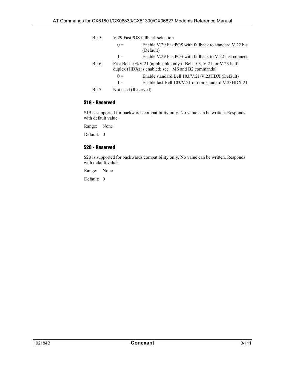 S19 - reserved, S20 - reserved | Longshine LCS-8560C1 User Manual | Page 151 / 220
