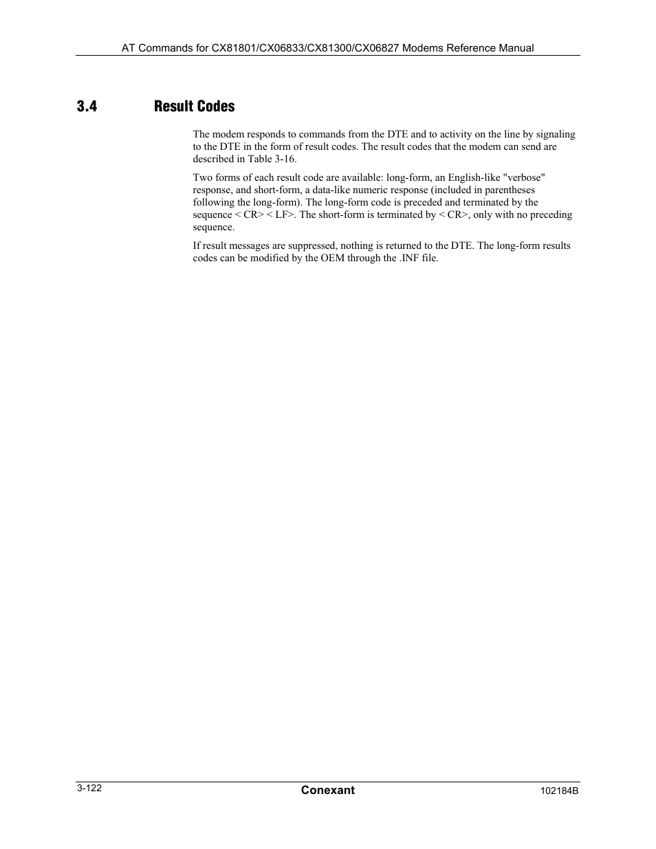 S210 – v.34 symbol rates, Examples, 4 result codes | Longshine LCS-8560C1 User Manual | Page 162 / 220