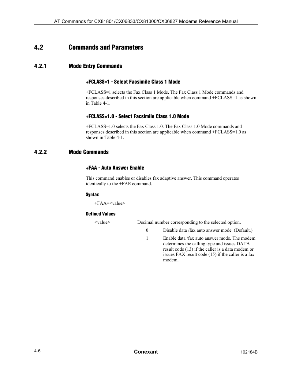 Fax data transmission, 2 commands and parameters | Longshine LCS-8560C1 User Manual | Page 174 / 220