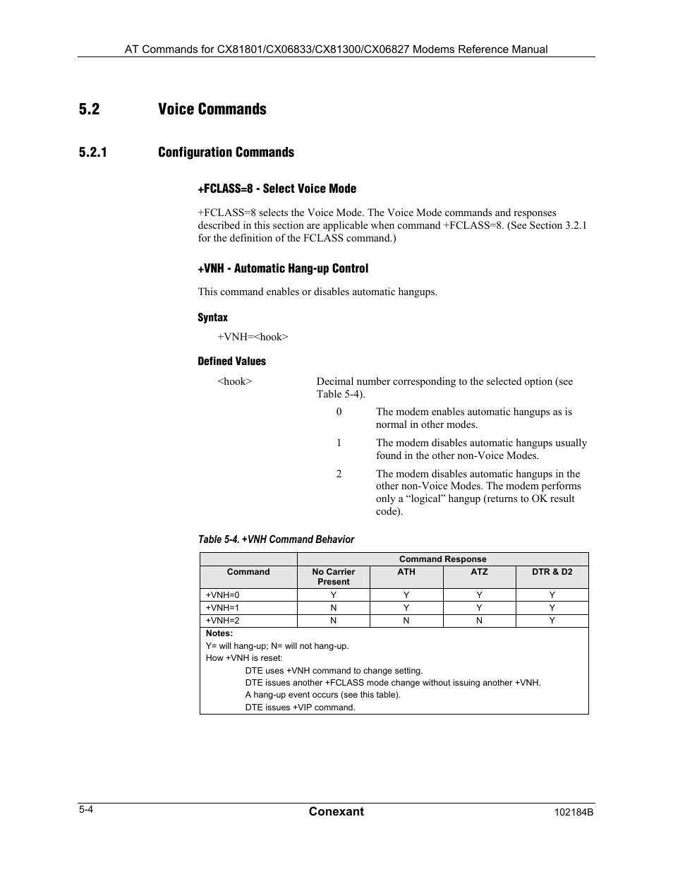 Dle> shielded event codes sent to the dte, 2 voice commands, 1 configuration commands | Longshine LCS-8560C1 User Manual | Page 194 / 220