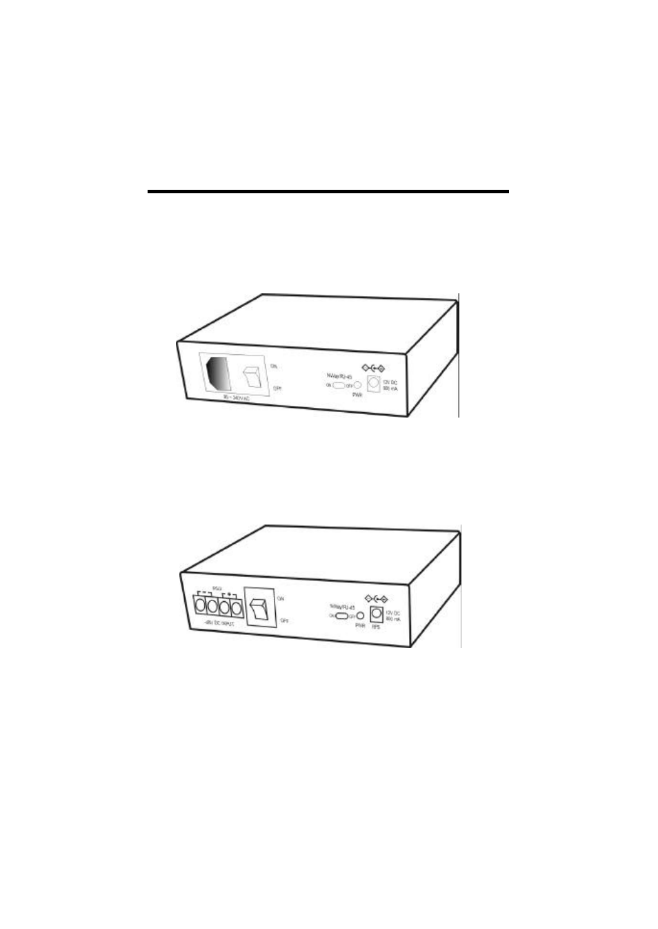 Appendix, Internal power supply models, Appendix a | Longshine LCS-883C-TB User Manual | Page 14 / 17