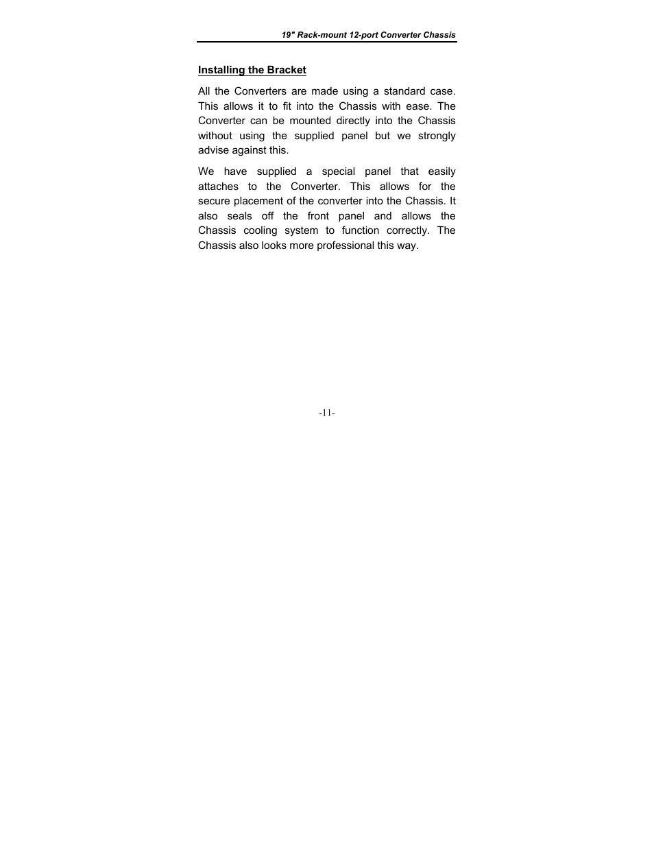 Installing the bracket | Longshine LCS-C819 User Manual | Page 14 / 29