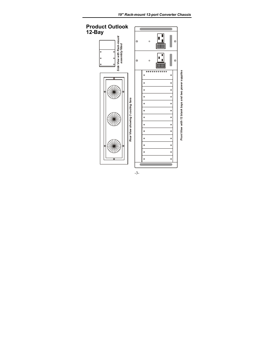 Product outlook 12-bay | Longshine LCS-C819 User Manual | Page 6 / 29